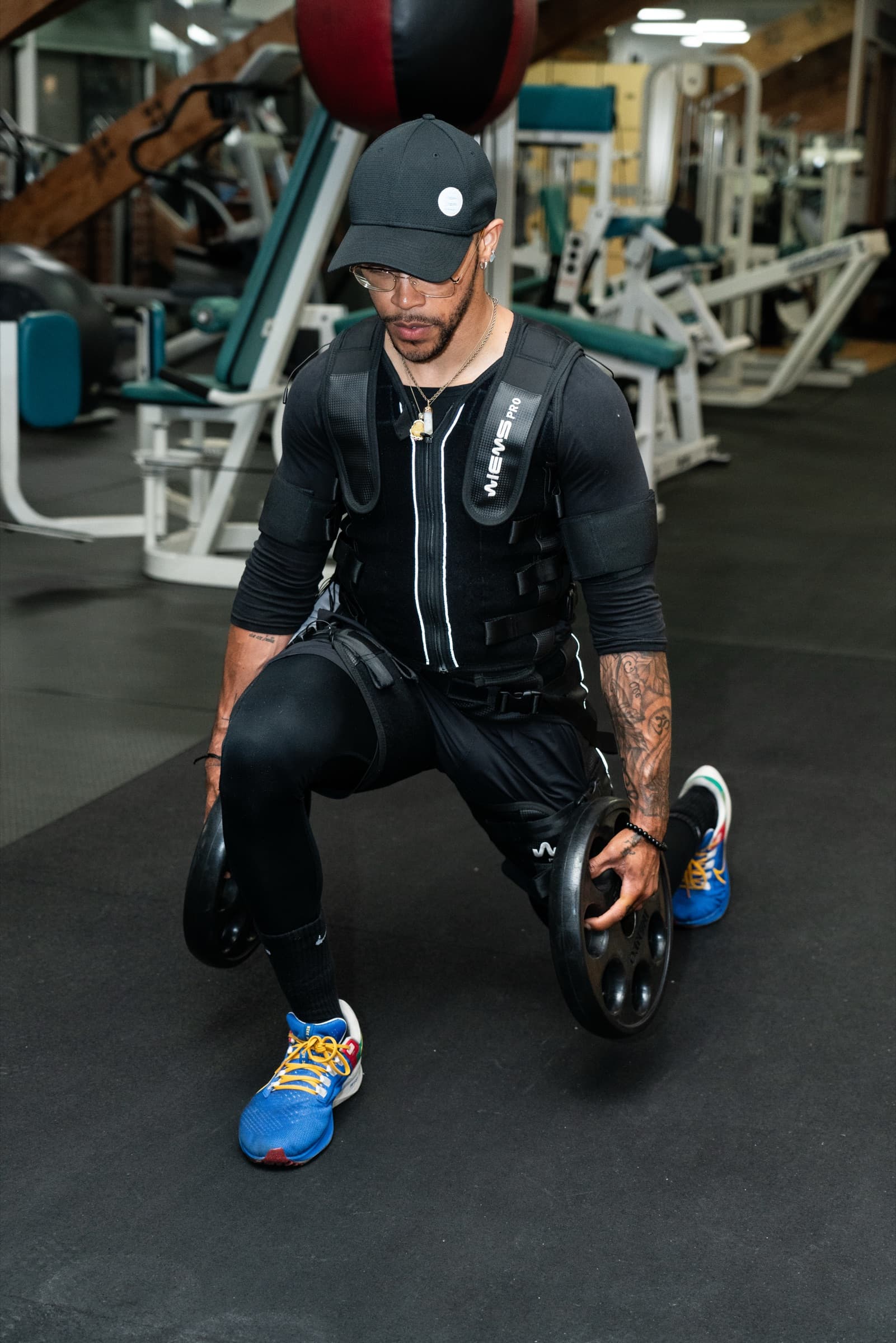 Greg in EMS training suit